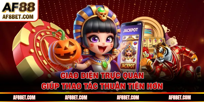 PG Soft AF88 Với Trải Nghiệm Quay Slot Cực Cuốn Khó Rời Mắt Giao diện trực quan giúp thao tác thuận tiện hơn
