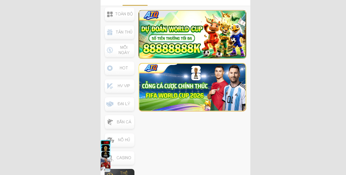 Tải App AF88 - Hướng Dẫn Cài Đặt Cho iOS Và Android Các chương trình khuyến mãi cho các tựa game thể thao AF88